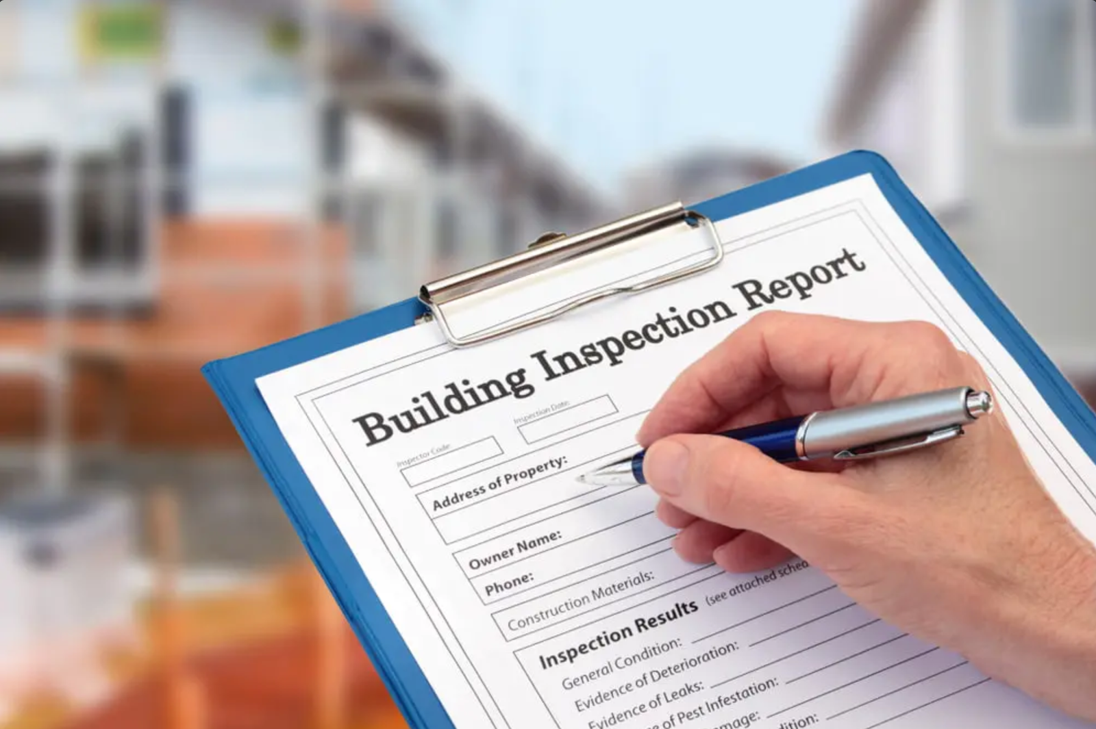 Documenting Issues Found During a Commercial Inspection